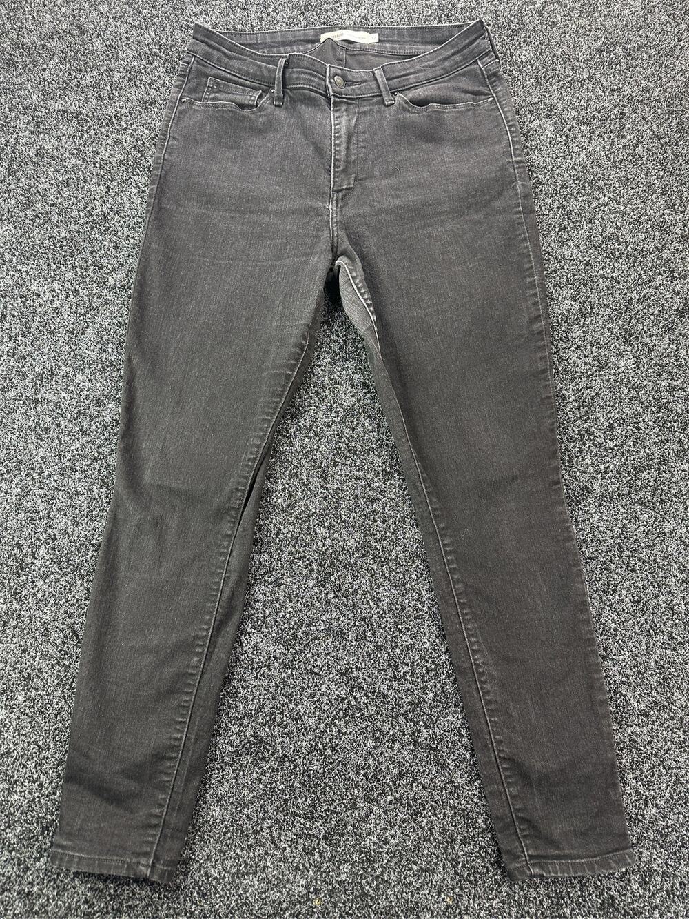 Signature by Levi Strauss & Co. Women's High Rise Skinny Jeans Black 12